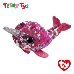 Ty Plush Toys (Malaysia Official) Sequins Teeny Tys Nelly The Narwhal Soft Toys