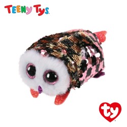 Ty Plush Toys (Malaysia Official) Sequins Teeny Tys Checks The Owl Soft Toys
