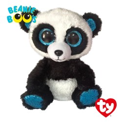 Ty Toys (Malaysia Official) Beanie Boos (Regular Size) Bamboo The Panda Soft Toys