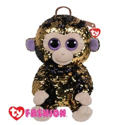 Ty Fashion (Malaysia Official) Sequins Backpack (Large) Coconut The Monkey Accessories Bags