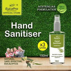 Eucapro Hand Sanitiser (150ml x 3 units)