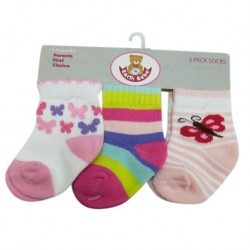 Earth Bebe Baby Girl 3in1 Socks (EB-S03001)