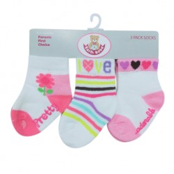 Earth Bebe Baby Girl 3in1 Socks (EB-S03014)