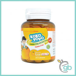 Kokoyoyo S200 Chewable Crispy Jelly Bean Candy Orange (80g)