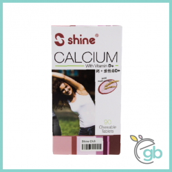 Shine Calcium with Vitamin D Plus Chewable Tablet (Malt Flavour)