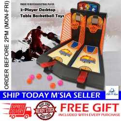 Little B House Mini Basketball 2 Players Toy Child Family Table Game Classic Basketball Hoop Set - BT257