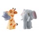 Simple Dimple My Toy - Premium Animals Vinyl Toy Giraffe & Elephant (2pcs Set)