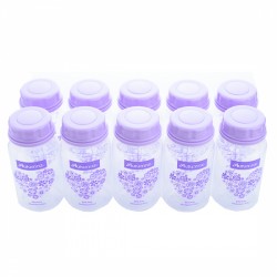 Autumnz Breastmilk Storage Bottles (5oz/150ml) 10 Bottles (Assorted Design)