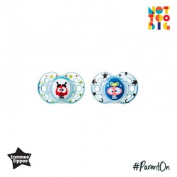 Tommee Tippee Closer to Nature Air Soother 18-36mths (Pack of 2) - Blue