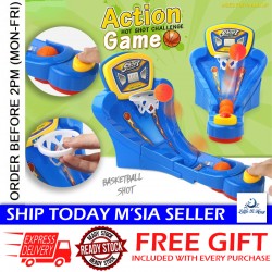 Little B House Mini Shooting Rebound Basketball Desktop Portable Folding Toy Hoop Games Set - BT246