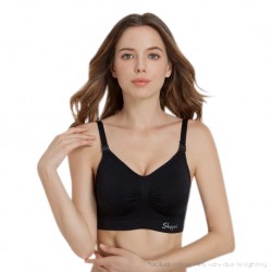Shapee Classic Nursing Bra (Black)