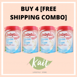 (PROMO PACK) Babybio Organic Infant Formula (0-12m) (900g x 4)