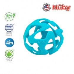 Nuby Tuggy Teething Ball (Aqua)