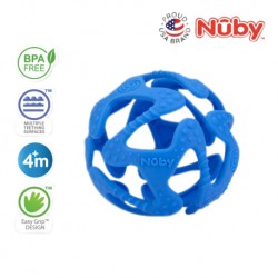 Nuby Tuggy Teething Ball (Blue)