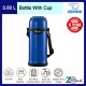 Zojirushi 0.8L S/S Bottle With Cup SJ-TG-08 (Blue)