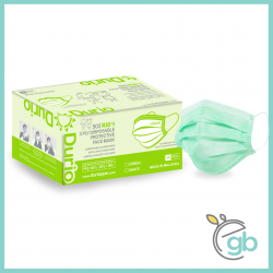 [READY STOCK] Durio 503 Kid’s 3 Ply Disposable Protective Face Mask (Green Colour)