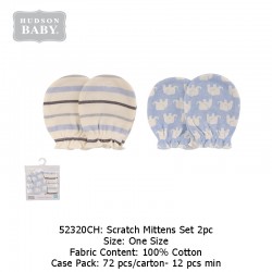 Hudson Baby Scratch Mitten Set 2pc - 52320