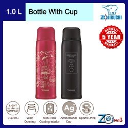 Zojirushi 1.03L S/S Bottle with Cup - SJ-JS-10