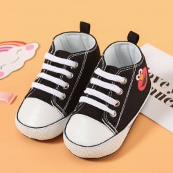 Earth Bebe Rubber Sole Pre Walk Shoe (EB-SH01001 Elmo Black)