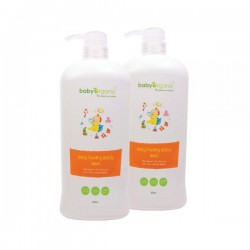 BabyOrganix Baby Feeding Bottle Wash - Twin Pack (800ml)