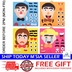 Little B House Children's Facial Expression Puzzle Non-woven Material Package Toy Change Expression Toy - BT222