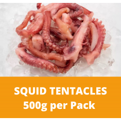 Squid Tentacles (500g per Pack)
