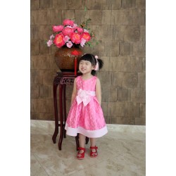 Kiwi Kiwi Casual Jacquard Flare Dress for Babies