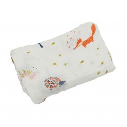 Akarana Baby Newborn Baby Bamboo Muslin Swaddle Soft Blanket (Foxy)