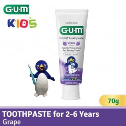 GUM Toothpaste for 2-6 Yrs- (Grape Flavor)