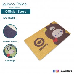 Iguana Online High Grade Non-slip Bathroom Floor Mat Rectangle with Cute Animal Designs (Bear)