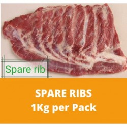 CN Frozen Spare Ribs (Sold per Kg) CN Frozen Frozen Pork Non Halal Chinese Cooking Bakuteh