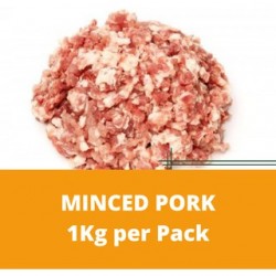 CN Frozen Minced Pork (Sold per Kg) Mince Pork Patty Non Halal Stir Fry Chinese Cooking Chinese Cuisine 猪肉末