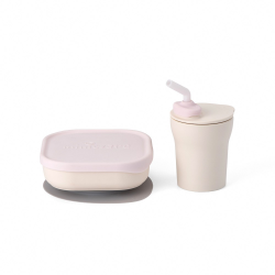 Miniware Sip  and  Snack Set (PLA Series) - Cotton Candy
