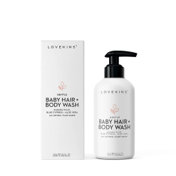 Lovekins Organic Baby Hair + Body Wash (250ml)
