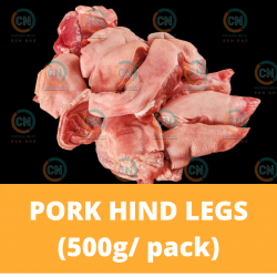 CN Frozen Pork Hind Legs 500g/pack (Sold per pack)