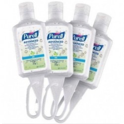 PURELL Advanced Instant Hand Sanitizer with Jelly Wrap (1 fl oz) - Pack of 4
