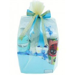 Akarana Baby Perfect Gift Baby Hamper (Blue)
