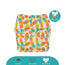 Cheekaaboo 2-in-1 Reusable Swim Diaper / Cloth Diaper - Pineapple (6-36 months) - Summer Paradise