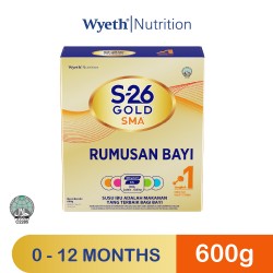 Wyeth S-26 GOLD SMA 600g (Upgraded Formula) (Expiry Date 12/05/2023)