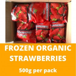 Frozen Organic Strawberries (500g)
