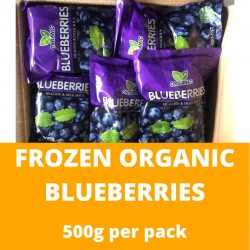 Frozen Organic Blueberies (500g)