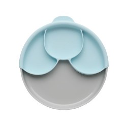 Miniware Healthy Meal Set (PLA Series) - Grey + Aqua