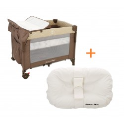 Akarana Baby Playpen Aroha II & Tuhinga Organic Baby Lounger/Snuggler Set