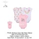 Little Treasure Hanging Bodysuit 3pk Set Short Sleeve - 77528