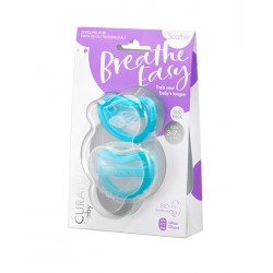 Curaprox Baby Soother Blue (Size 0) Duo