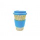 Rice Husk Ware Cafe Mug (New Series) - Candy + Blue