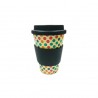 Rice Husk Ware Cafe Mug (New Series) - Rainbow + Black