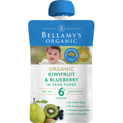 Bellamy's Organic Ready To Serve Pouch (Kiwi Blueberry)