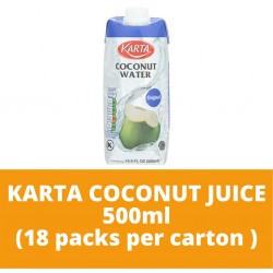 JG Karta Coconut Juice 500ml (18 packs per carton)