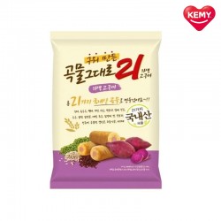 Korean Kemy Premium Grain Crispy Roll 21 Healthy Snacks (Sweet Potato)